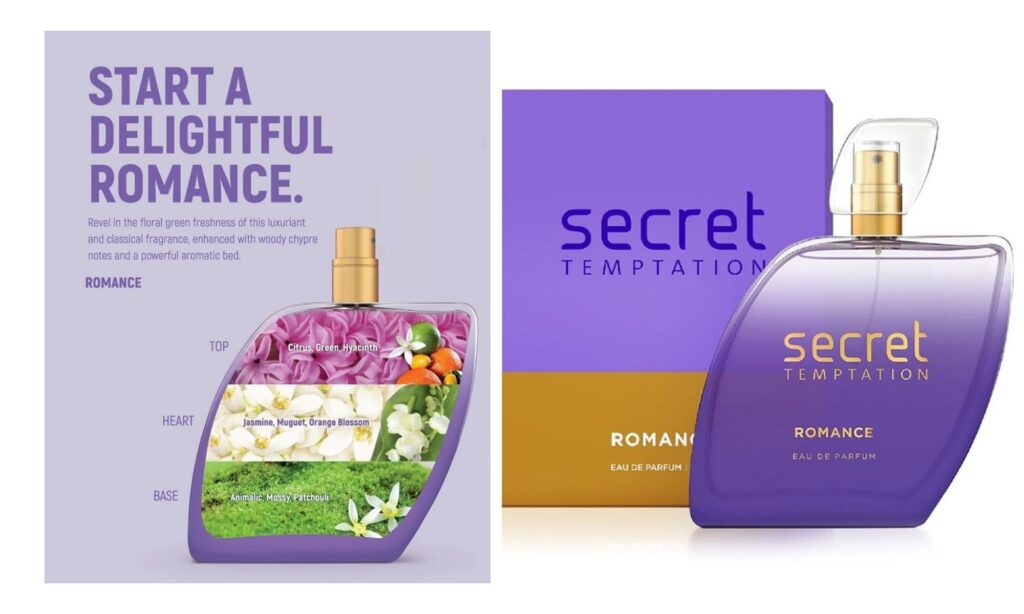 Secret Temptation Romance Perfume: