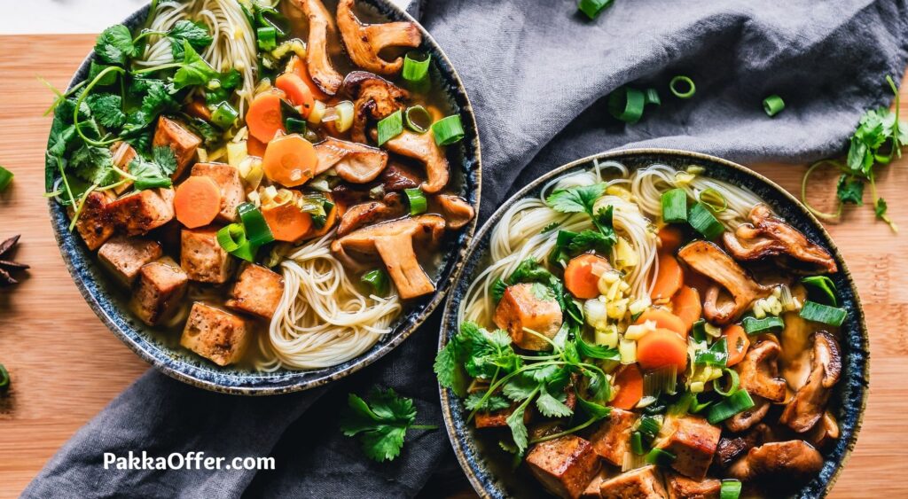 Smoked Tofu and grilled vegetable Salad